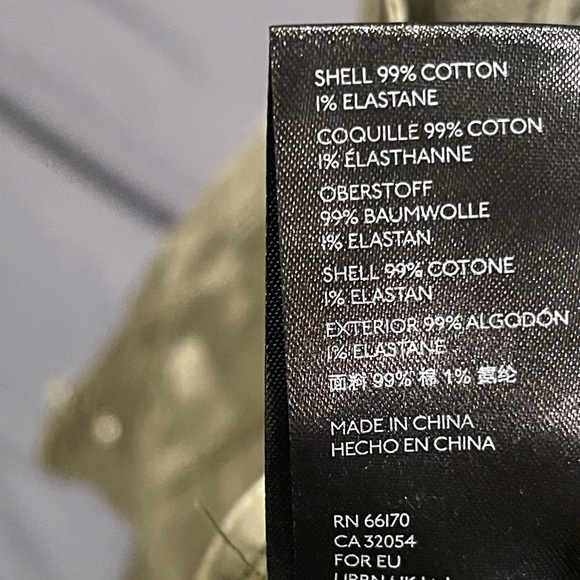 Free People jean jacket women’s‎ size small NWOT green - Picture 11 of 11